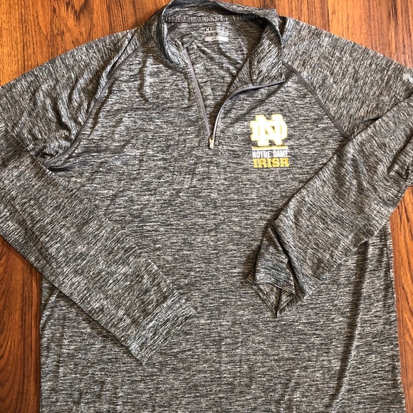 notre dame quarter zip pullover